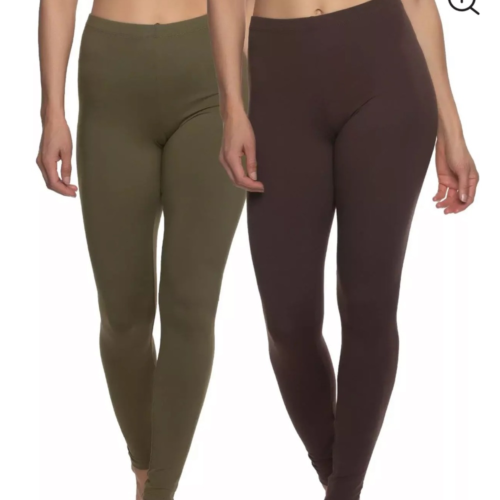 2-Pack Felina Velvety Soft Lightweight Leggings NWT